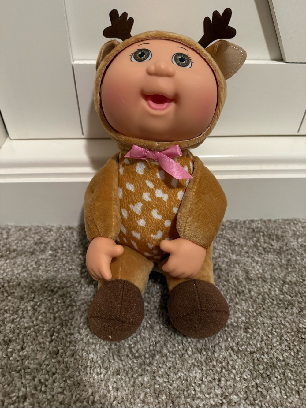 Cabbage Patch Kids Cuties Woodland Friends Deer Reindeer Baby Doll 9 Inch
